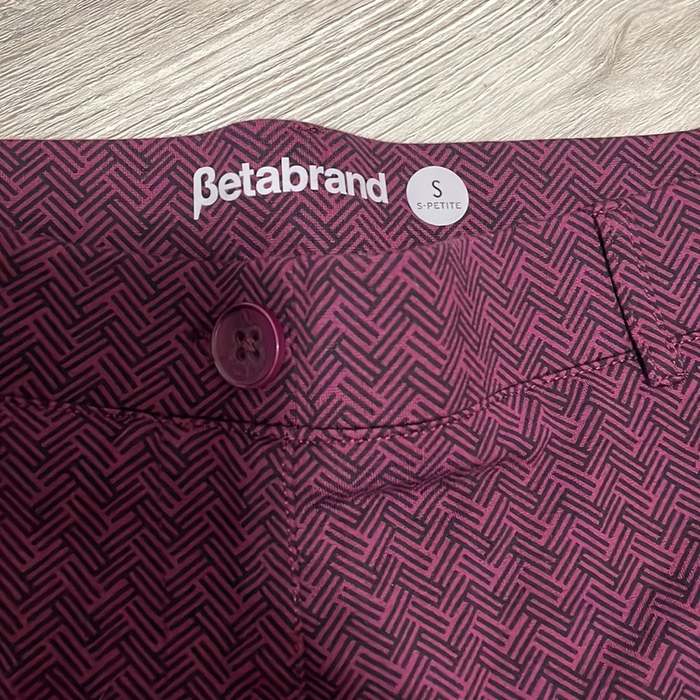 Betabrand Boot Cut | Two-Pocket Dress Pant Yoga Pants Small Petite - Picture 2 of 5